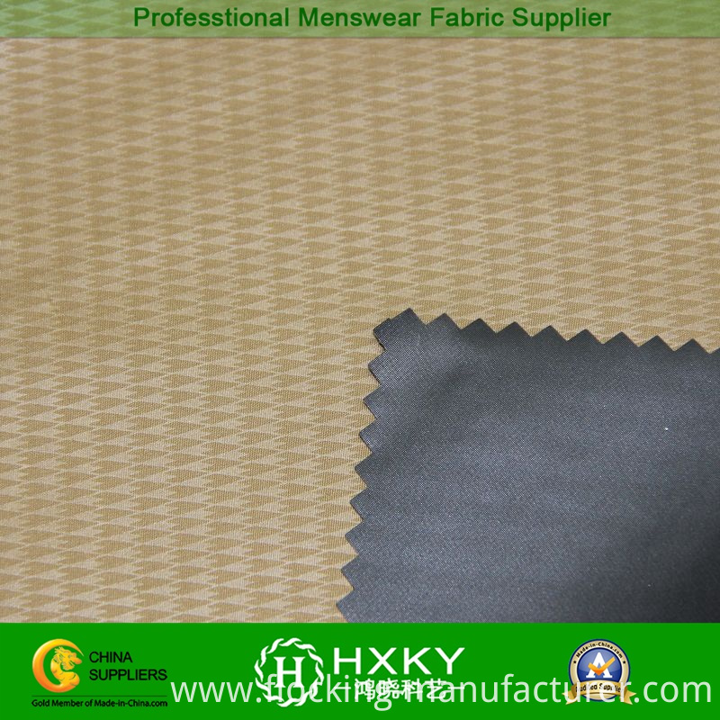 Rhombus Type with Gradient Embossed Polyester Taffeta Fabric